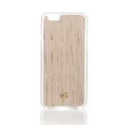 coque en bois d'ébène bord blanc vue de face