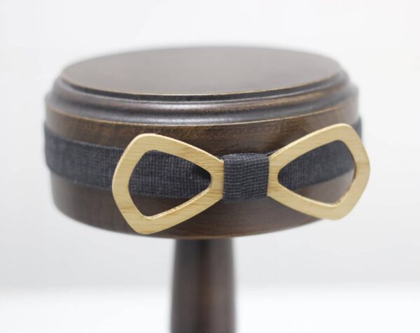 Noeud papillon en bois merbau allure