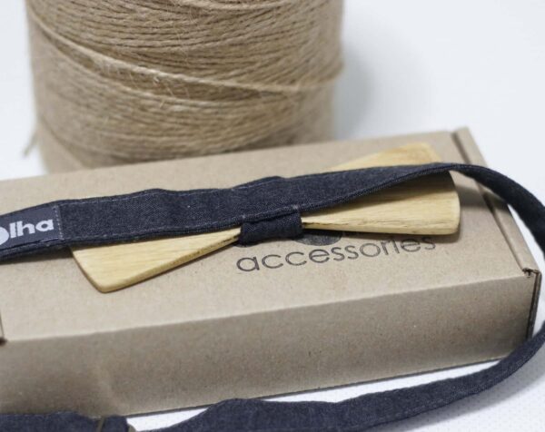 Noeud papillon en bois merbau city packaging
